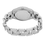 Michael Kors Lennox Pave Three-Hand Crystals Silver Dial Silver Steel Strap Watch for Women - MK7488