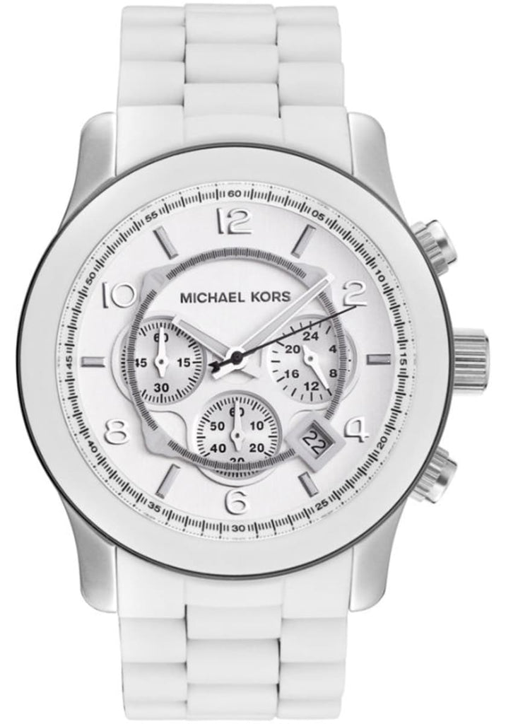 Michael Kors Lexington Chronograph White Dial Mens Watch MK8344  Fadovn