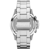 Michael Kors Everest Chronograph Black Dial Silver Steel Strap Watch For Men - MK8256