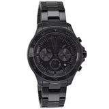 Michael Kors Alek Oversized Black Dial Black Steel Strap Watch For Men - MK8900