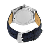 Michael Kors Slim Runway Analog Blue Dial Blue Leather Strap Watch For Men - MK8907