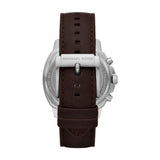 Michael Kors Sullivan Quartz Blue Dial Brown Leather Strap Watch For Men - MK8996