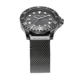 Michael Kors Everest Quartz Grey Dial Grey Mesh Bracelet Watch For Men - MK9093