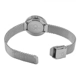 Calvin Klein Firm White Dial Silver Mesh Bracelet Watch for Women - K3N23126