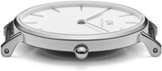 Daniel Wellington Classic Petite St Mawes White Dial Brown Leather Strap Watch For Women - DW00100187