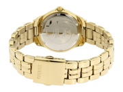 Guess Dazzling Diamonds Gold Dial Gold Steel Strap Watch for Women - W85110L1