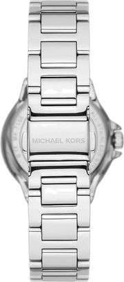 Michael Kors Camille Chronograph White Dial Silver Steel Strap Watch For Women - MK7198