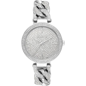 Michael Kors Catelyn Quartz Crystals Silver Dial Silver Steel Strap Watch For Women - MK4675