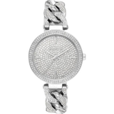 Michael Kors Catelyn Quartz Crystals Silver Dial Silver Steel Strap Watch For Women - MK4675