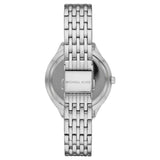 Michael Kors Mindy White Dial Silver Steel Strap Watch For Women - MK7075