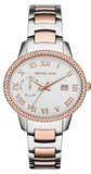 Michael Kors Whitley Analog White Dial Two Tone Steel Strap Watch For Women - MK6228