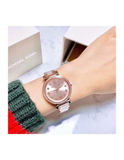 Michael Kors Sofie Quartz Rose Gold Dial Rose Gold Steel Strap Watch For Women - MK3882