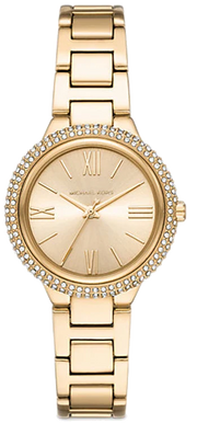 Michael Kors Taryn Quartz Gold Dial Gold Steel Strap Watch For Women - MK4459