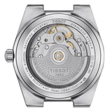 Tissot Gentleman Powermatic 80 Silicium Ice Blue Silver Steel Strap Watch For Men - T127.407.11.351.00