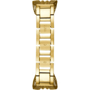 Guess Chiffon Gold Dial Gold Mesh Bracelet Watch For Women - W1083L2