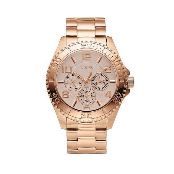 Guess BFF Multifunction Rose Gold Dial Rose Gold Steel Strap Watch