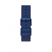 Guess Odyssey Analog Blue Dial Blue Rubber Strap Watch For Men - W1108G1