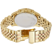 Michael Kors Lexington Gold Dial Gold Steel Strap Watch for Women - MK6473