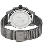 Hugo Boss Jet Blue Dial Gunmetal Mesh Bracelet Watch for Men  - 1513677