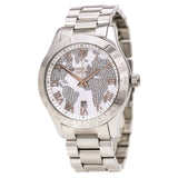 Michael Kors Layton Silver Dial Silver Steel Strap Watch for Women - MK5958