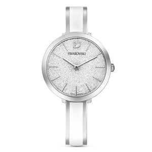 Swarovski Crystalline Delight Silver Dial Two Tone Steel Strap Watch for Women - 5580537