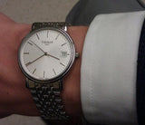 Tissot T Classic Desire Silver Dial Silver Mesh Bracelet Watch for Men - T52.1.481.31