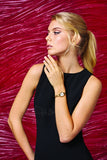 Tissot Lovely Square Quartz Diamonds Black Dial Jam Tangan Tali Kulit Hitam Untuk Wanita - T058.109.16.056.00