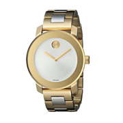 Movado Bold Silver Dial Two Tone Steel Strap Watch for Women - 3600129