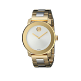 Movado Bold Silver Dial Two Tone Steel Strap Watch for Women - 3600129