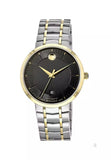 Movado 1881 Automatic Black Dial Two Tone Steel Strap Watch For Men - 0606916