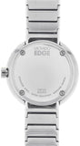 Movado Edge Silver Dial Silver Steel Strap Watch for Women - 3680012