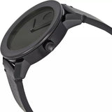 Movado Bold Black Dial Black Leather Strap Watch For Men - 3600306