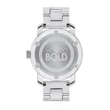 Movado Bold Diamonds Silver Dial Silver Steel Strap Watch for Women - 3600149