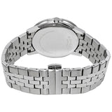 Movado Museum Classic Diamonds Black Dial Silver Steel Strap Watch for Men - 0607201