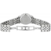 Movado Museum Classic Black Dial Silver Steel Strap Watch For Women - 0606858