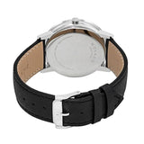 Movado Museum Classic Black Dial Black Leather Strap Watch for Men - 0607194