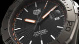 Tag Heuer Aquaracer Bamford Automatic Black Dial Grey Steel Strap Watch for Men - WAY208F.BF0638