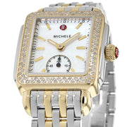 Michele Deco Mother of Pearl Dial Two Tone Steel Strap Watch For Women - MWW06V000023