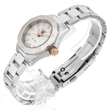 Tag Heuer Aquaracer Professional 200 Quartz Diamonds White Dial Silver Steel Strap Watch for Women - WBP1450.BA0622