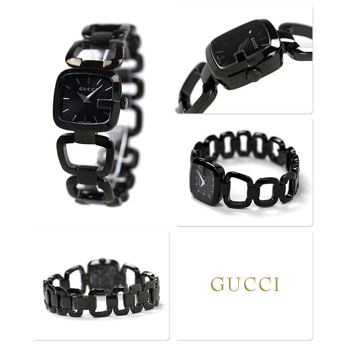 GUCCI(グッチ) 腕時計 125.4 レディース 黒 GUCCI - GUCCI(グッチ) 腕時計 125.4 レディース 黒の通販 by ブラン
