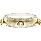 Coach Park Diamonds Silver Dial Gold Steel Strap Watch for Women - 14503171