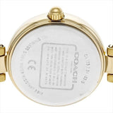 Coach Park Diamonds Silver Dial Gold Steel Strap Watch for Women - 14503171