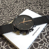 Calvin Klein High Noon Black Dial Black Mesh Bracelet Watch for Women - K8M27421