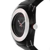 Gucci Sync XXL Quartz Black Dial Black Rubber Strap Watch For Men - YA137101