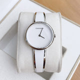 Calvin Klein Seduce White Dial Two Tone Steel Strap Watch for Women - K4E2N116