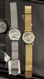 Guess Tailor Multifunction Gold Dial Gold Mesh Bracelet Watch for Men - GW0368G2