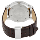 Versace Univers White Dial Brown Leather Strap Watch for Men - VEBK00118