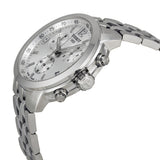 Tissot PRC 200 Chronograph Quartz Silver Dial Silver Steel Strap Jam Tangan Untuk Pria - T055.417.11.037.00
