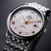 Omega De Ville Prestige Co Axial Silver Dial Silver Steel Strap Watch for Men - 424.10.40.20.02.004