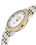 Omega De Ville Prestige Quartz Diamonds Mother of Pearl Dial Two Tone Steel Strap Watch for Women - 424.25.27.60.55.001